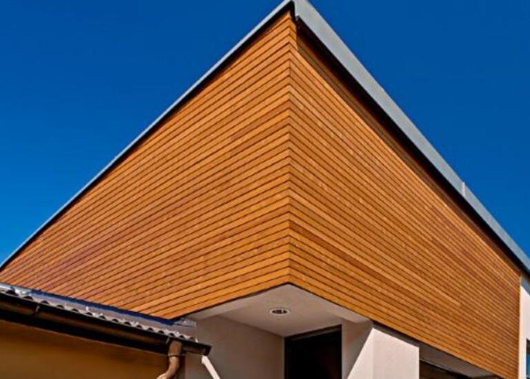 Holzfassade Einfamilienhaus