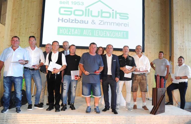 Gollubits Jubiläumsfeier 70 Jahre Mitarbeiterehrung