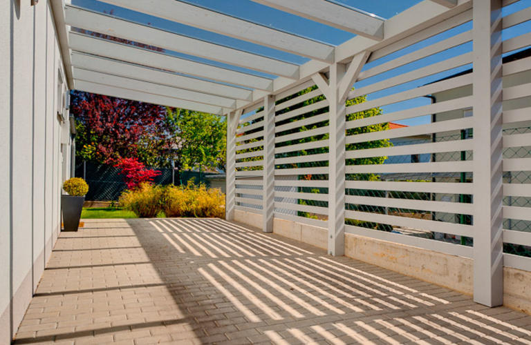 Terrassenüberdachung mit Glasdach St. Georgen